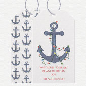 Étiquettes-cadeau Anchor Christmas Card