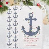 Étiquettes-cadeau Anchor Christmas Card
