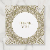 Étiquettes Cadeau Ancienne Rome Anniversaire Fête avec éléments en p (Dos)