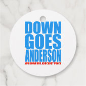 Étiquettes Cadeau Anderson Tombe (Dos)