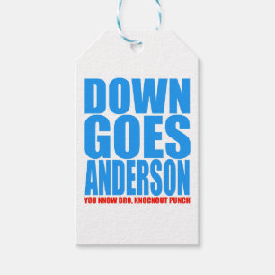 Étiquettes-cadeau Anderson Tombe