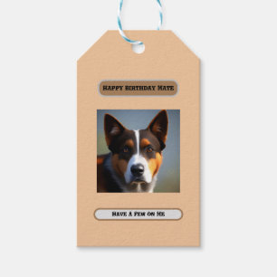 Étiquettes-cadeau Andy The Australian Blue Heeler,