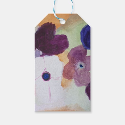 Étiquettes-cadeau Anémones de printemps (Devant)