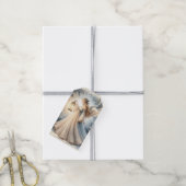 Étiquettes-cadeau Ange céleste d'hiver Lanterne de paix (Avec de la ficelle)
