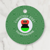 Ange de Noël drapeau de la diaspora africaine pers