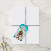 Étiquettes-cadeau Ange de prière afro-américain (Avec de la ficelle)