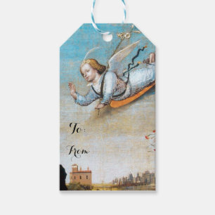 ÉTIQUETTES-CADEAU ANGEL D'ANNONCIATION DE VOL