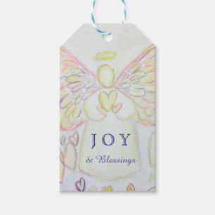 Étiquettes-cadeau Angel of Hearts Holiday Joy Custom Gift Tags