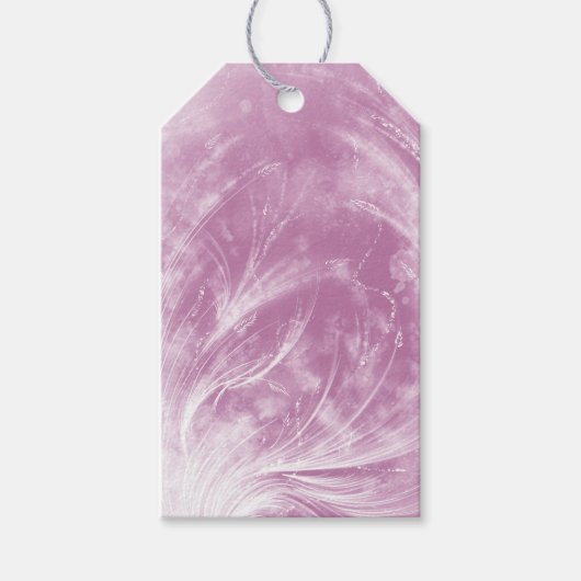 Étiquettes-cadeau Angels de projection - Brouillard violet (Devant)