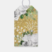 Étiquettes-cadeau Anges de la première communion Parties scintillant (Dos)