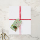 Étiquettes-cadeau Anglais Creme Labrador Retriever Christmas Tree (With Twine)