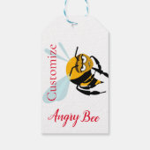 Étiquettes-cadeau Angry Bee Thunder_Cove (Dos)