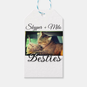 Étiquettes-cadeau Animaux de compagnie amis besties ajouter nom anim