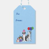 Étiquettes-cadeau Animaux de fête (Devant)