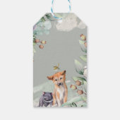Étiquettes-cadeau Animaux sauvages australiens Rustique verdure douc (Dos)
