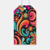 Étiquettes-cadeau Années 70 super (Dos)