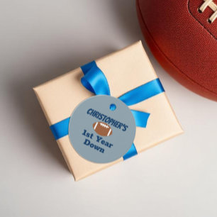 Étiquettes Cadeau Anniversaire 1 an de Football
