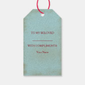 Étiquettes-cadeau Anniversaire 1 - Balise cadeau (Dos)