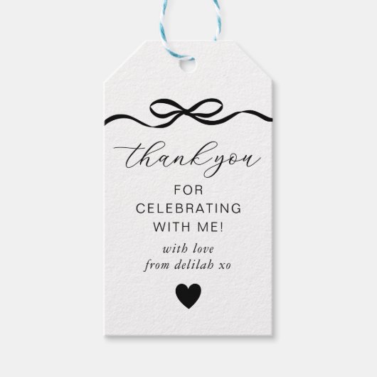 Étiquettes-cadeau Anniversaire Arc (Devant)