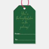 Étiquettes-cadeau Anniversaire avec fleur blanche (Dos)