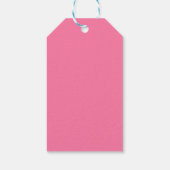 Étiquettes Cadeau Anniversaire Ballon Rose Mignon (Dos)