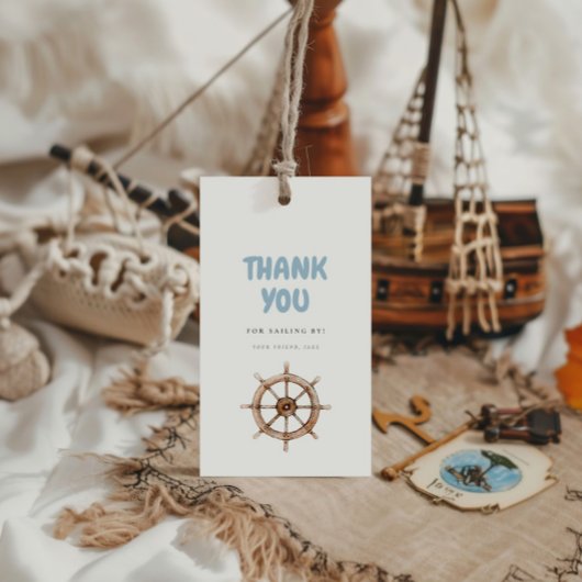 Étiquettes-cadeau Anniversaire Charmeur sur le Thème Marin