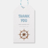 Étiquettes-cadeau Anniversaire Charmeur sur le Thème Marin (Devant)