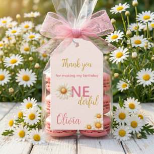 Étiquettes-cadeau Anniversaire de Daisy 1 an N'est-elle pas UNique R