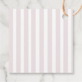 Étiquettes Cadeau Anniversaire de la coquette rose (Dos)