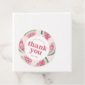 Étiquettes Cadeau Anniversaire de la pastèque (En situation)