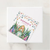 Étiquettes Cadeau Anniversaire de la princesse de Forêt enchantée (En situation)