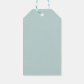 Étiquettes-cadeau Anniversaire de l'ananas Tropical Summer Aloha Mer (Dos)