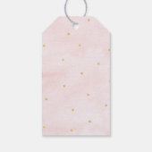 Étiquettes-cadeau Anniversaire de l'or rose petit Citrouille (Dos)