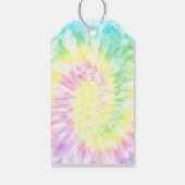 Étiquettes-cadeau Anniversaire de Tie Dye (Dos)