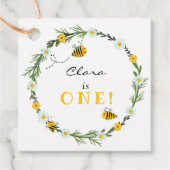 Étiquettes Cadeau Anniversaire des abeilles (Devant)