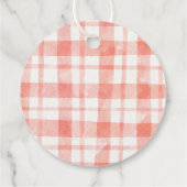 Étiquettes Cadeau Anniversaire des tracteurs rouges (Dos)