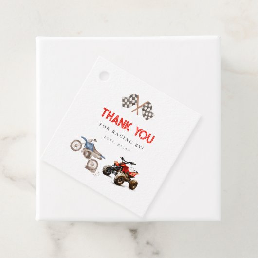 Étiquettes Cadeau Anniversaire des Vélos mignons (En situation)