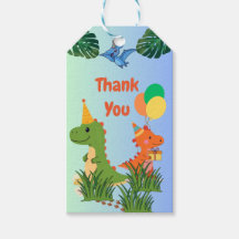 Anniversaire Dinosaure – Remerciements pour une fê