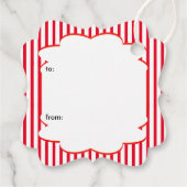 Étiquettes Cadeau Anniversaire du cirque Elephant (Dos)