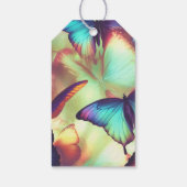 Étiquettes-cadeau Anniversaire du papillon (Dos)