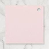 Étiquettes Cadeau Anniversaire du Sweet sixteen rose Bow (Dos)