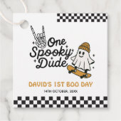 Étiquettes Cadeau Anniversaire d'un Mec Éffrayant (Devant)