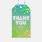 Étiquettes-cadeau Anniversaire garçon Pool Party  (Devant)