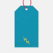 Étiquettes-cadeau Anniversaire Robot Jouet Ancien (Dos)