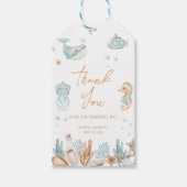 Étiquettes-cadeau Anniversaire Sous l'Océan  (Devant)