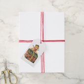 Étiquettes-cadeau Antique Saint Valentin Coeur Cupidé (Avec de la ficelle)