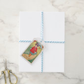 Étiquettes-cadeau Antique Valentine Coeur fille (Avec de laficelle)