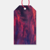 Étiquettes-cadeau août rouge (Dos)