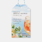 Étiquettes-cadeau Aperol Spritz Amalfi Enterrement de Vie de Jeune F (Devant)