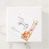 Étiquettes Cadeau Aperol Spritz Aquarelle Baby Shower de Mariée (En situation)